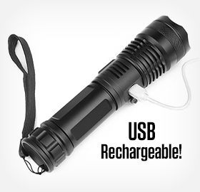 Beyond Bright™ Flashlight is USB Rechargeable! Order Beyond Bright™ Flashlight Today!